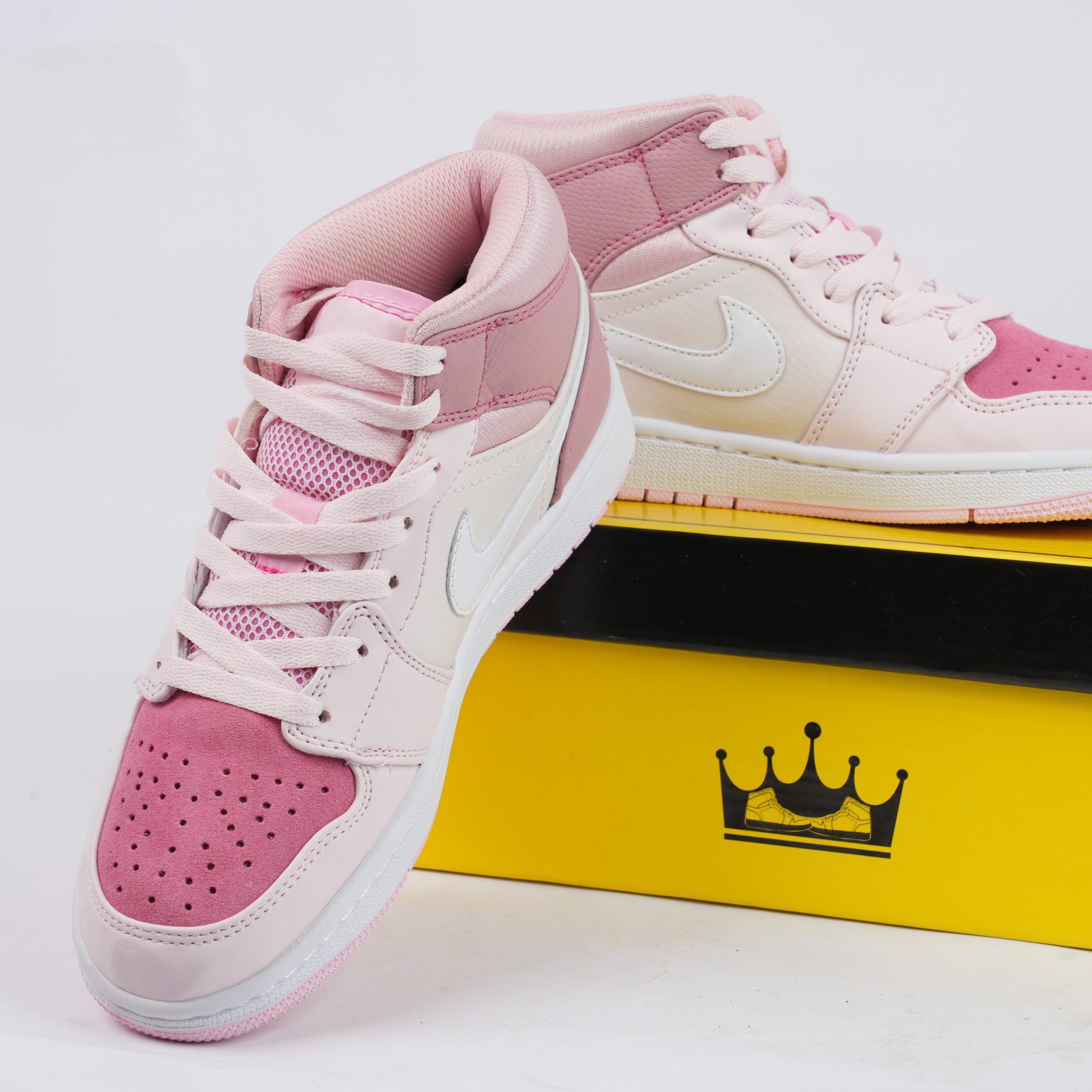 Giày Nike Air Jordan 1 Mid Digital Pink Rep 1:1 - N2K Sneaker